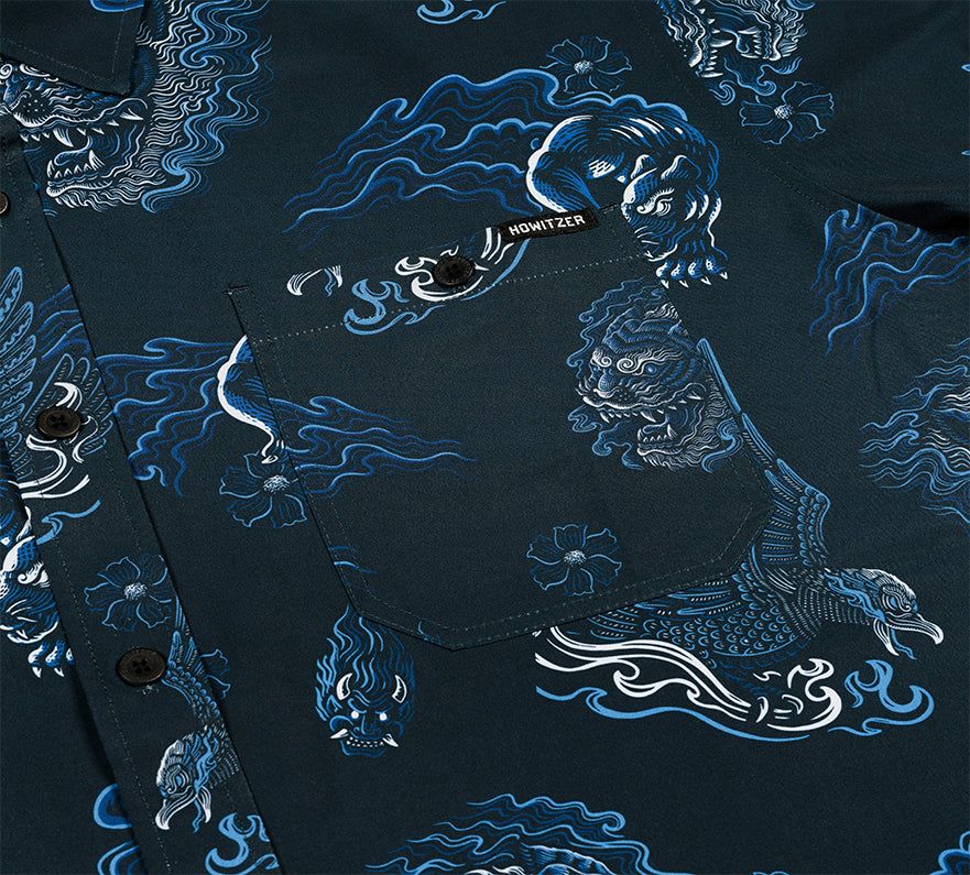 Le Tiger Blue Shirt - Image 4
