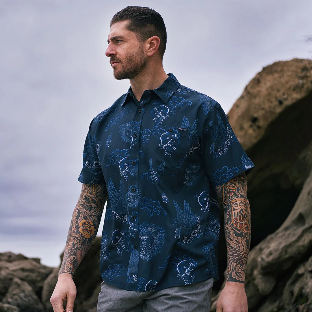 Le Tiger Blue Shirt - Image 6