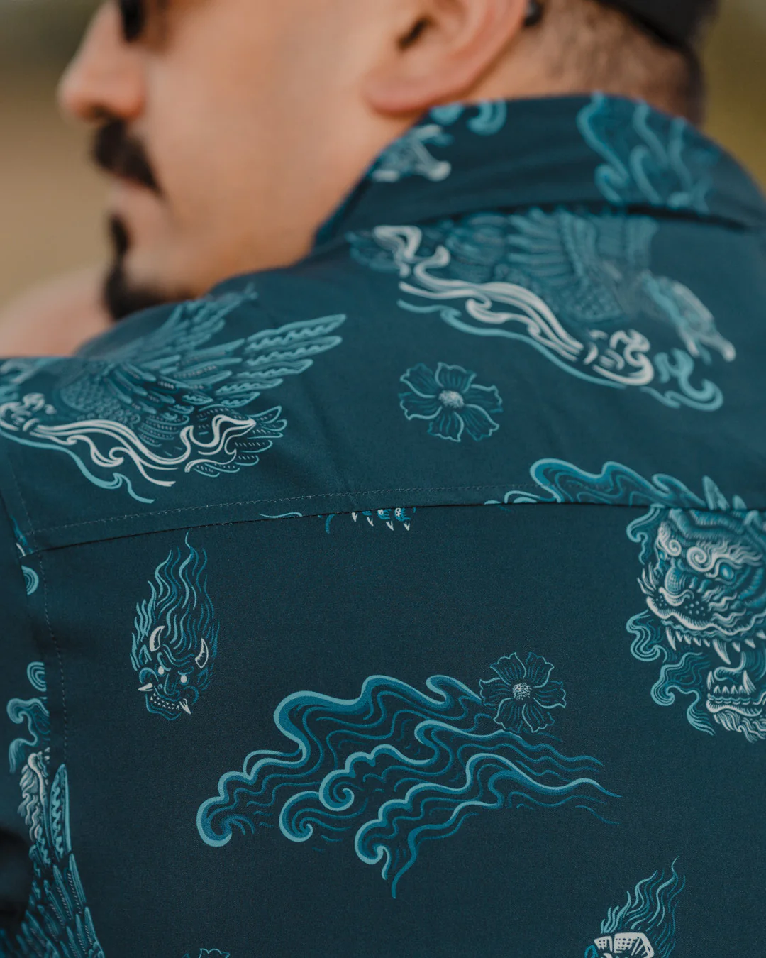 Le Tiger Blue Shirt - Image 7
