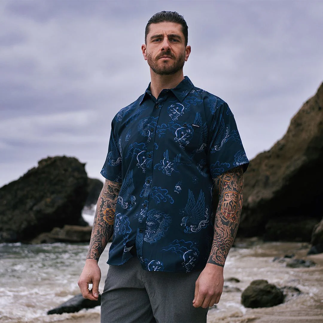 Le Tiger Blue Shirt - Image 8