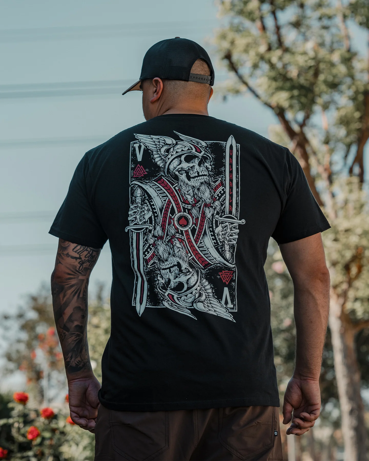 Valhalla Card Tee - Image 3