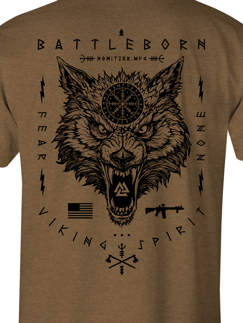 Viking Wolf Tee - Image 3