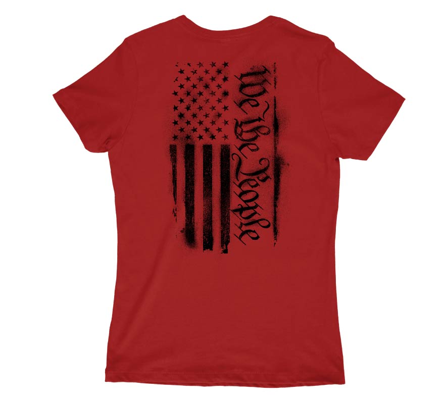 We The People Stencil Tee